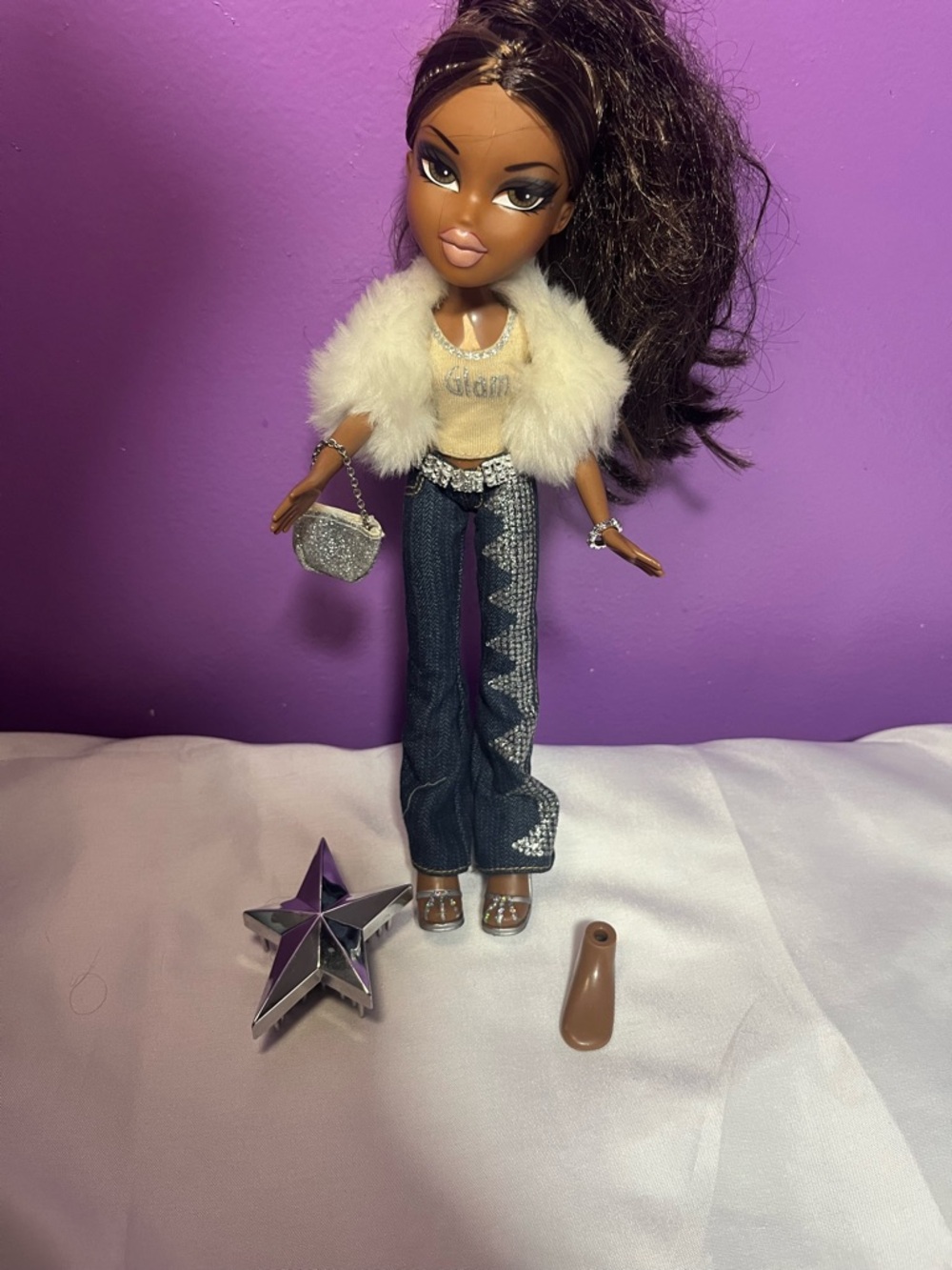 Bratz Forever Diamondz Sasha Doll MGA‎ Y2K Rare w Outfit Shoes Accessories